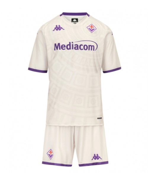 Günstige Fiorentina Moise Kean #20 Auswärts Trikotsatzt Kinder 2025-26 Kurzarm (+ Kurze Hosen)